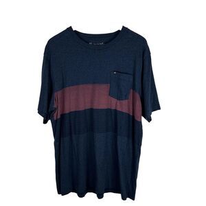 Travis Mathew Colorblock Pullover Shirt Tee XL Short Sleeve 100% Pima Cotton